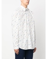 Paul Smith Flower Print Cotton Shirt