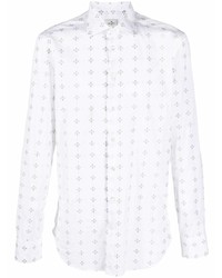 Etro Long Sleeved Floral Print Shirt