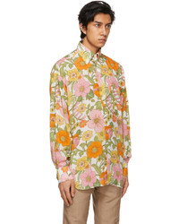 Tom Ford Multicolor Floral Shirt