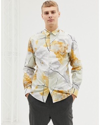 Selected Homme Slim Fit Shirt With All Over Floral Print