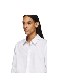 Ps By Paul Smith White Floral Tailored Shirt