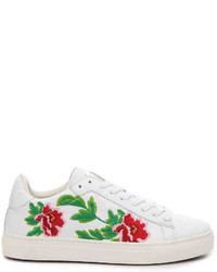 Vitello Sneaker S  Whiteredgreen Floral