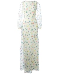 Vilshenko Floral Maxi Dress