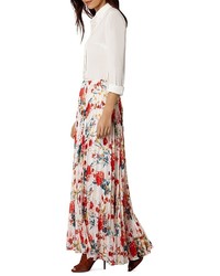 Karen Millen Floral Print Maxi Skirt