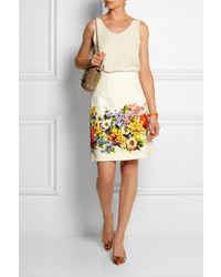 Dolce & Gabbana Floral Brocade Skirt