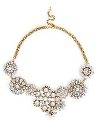 Sole Society Floral Cluster Necklace