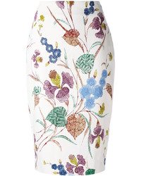 Diane von Furstenberg Floral Pencil Skirt