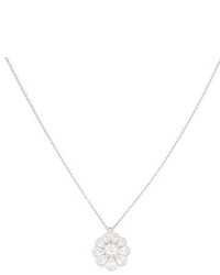 Kwiat 18k Diamond Cluster Pendant Necklace