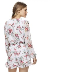 Disney S Beauty And The Beast Juniors Floral Romper