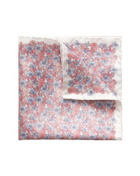 Eton Floral Silk Pocket Square
