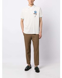 Paul Smith Floral Embroidery Polo Shirt