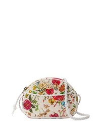Gucci Quilted Floral Print Dome Crossbody Bag
