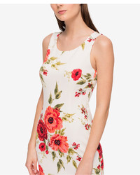 Jessica Simpson Floral Print Scuba Sheath Dress
