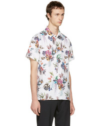 Paul Smith Ps By White Floral Shirt