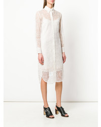 Thom Browne Broderie Anglaise Shirt Dress