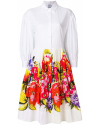 Sara Roka Dual Floral Shirt Dress