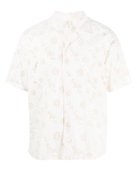 Sunflower Cut Out Embroidered Shirt