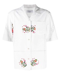 Marine Serre Floral Embroidered Shirt