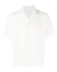 Rhude Floral Lace Embroidered Short Sleeve Shirt