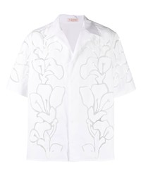 Valentino Floral Pattern Short Sleeve Shirt