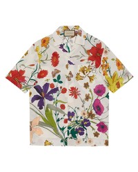 Gucci Floral Print Bowling Shirt