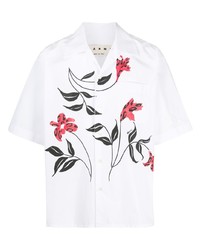 Marni Floral Print Cotton Shirt