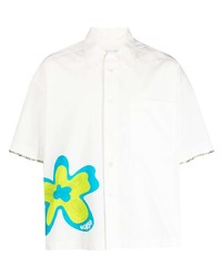 Bonsai Floral Print Cotton Shirt