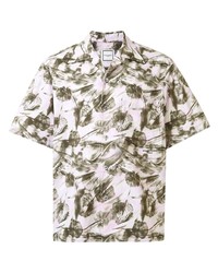 Wooyoungmi Floral Print Hawaiian Short Sleeved Shirt