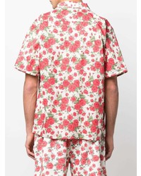 Buscemi Floral Print Short Sleeve Shirt