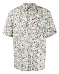 Paul Smith Floral Print Short Sleeve Shirt