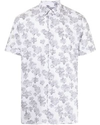 Karl Lagerfeld Floral Print Short Sleeve Shirt