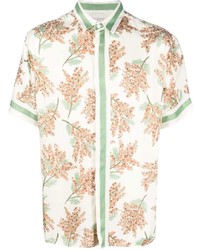 MOUTY Floral Print Short Sleeve Shirt