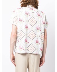 Bode Floral Print Short Sleeved Shirt