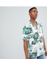 Reclaimed Vintage Inspired Floral Shirt With Short Sleeves