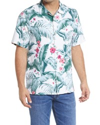 Tommy Bahama Kauai Canopy Short Sleeve Silk Button Up Shirt