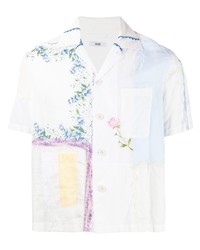 Bode Patchwork Floral Print Shirt