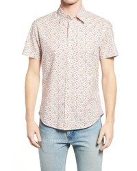 Bonobos Riviera Floral Short Sleeve Stretch Cotton Button Up Shirt In Regent Floral At Nordstrom