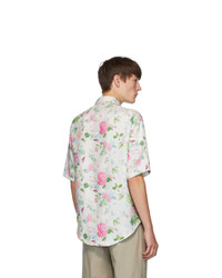 Noon Goons White And Pink Prom Shirt
