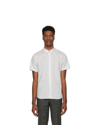 Ps By Paul Smith White Floral Slim Shirt