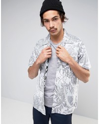 Levis Line 8 Wilderness Printed Relaxed Shirt In Bright White