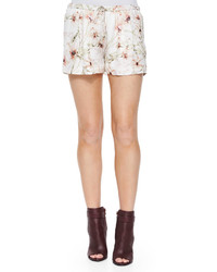 Haute Hippie Summer Floral Print Shorts
