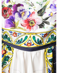 Dolce & Gabbana Floral Panel Dress