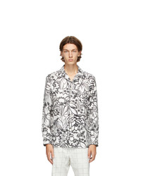 Fendi White Joshua Vides Edition Silk Shirt