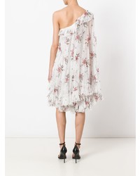 Giambattista Valli Floral One Shoulder Dress