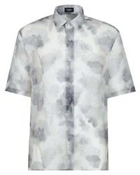 Fendi Watercolour Print Short Sleeve Shirt