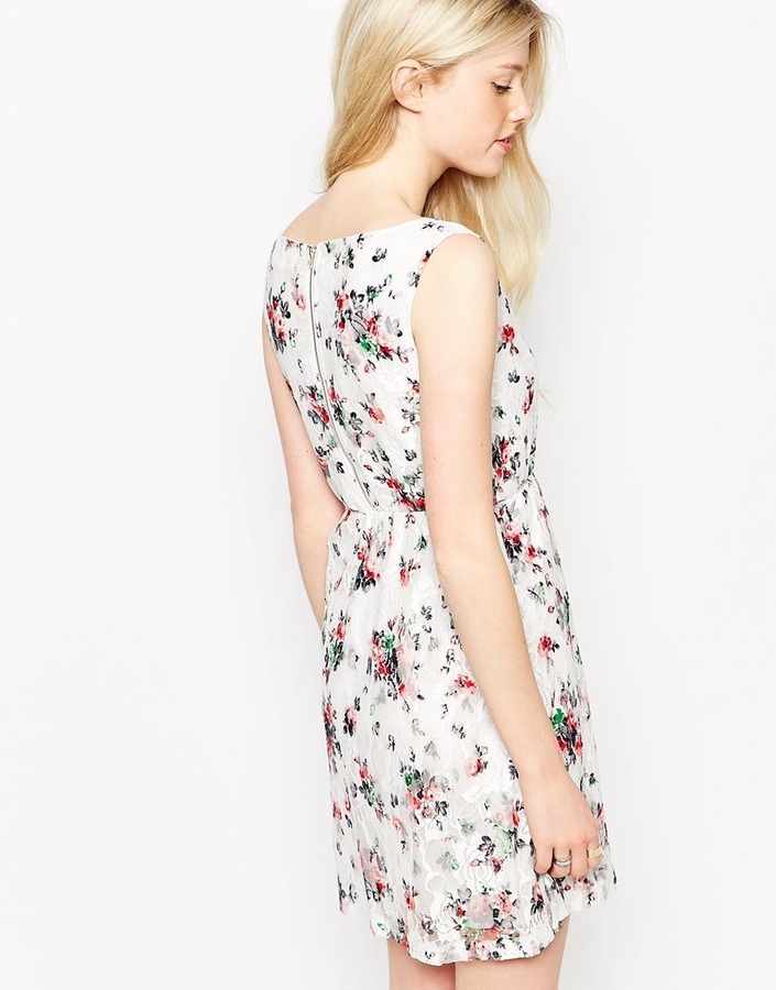 jasmine floral skater dress