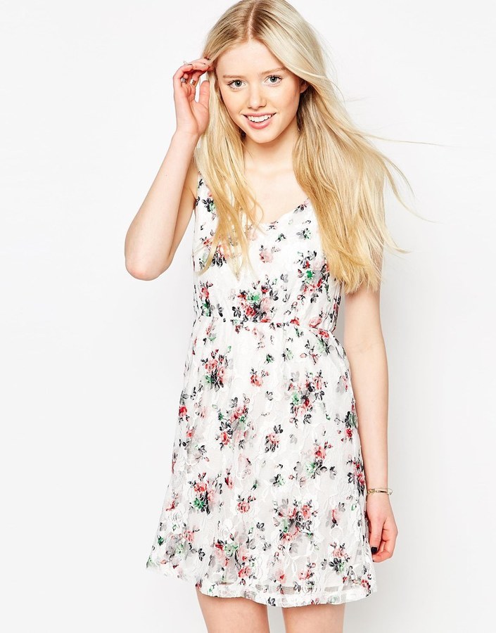 jasmine floral skater dress