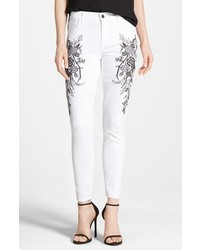 CJ by Cookie Johnson Wisdom Embroidered Ankle Skinny Jeans