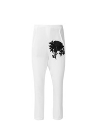 Ann Demeulemeester Slim Fit Embroidered Trousers