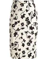 Altuzarra Celandrine Floral Print Crepe Skirt